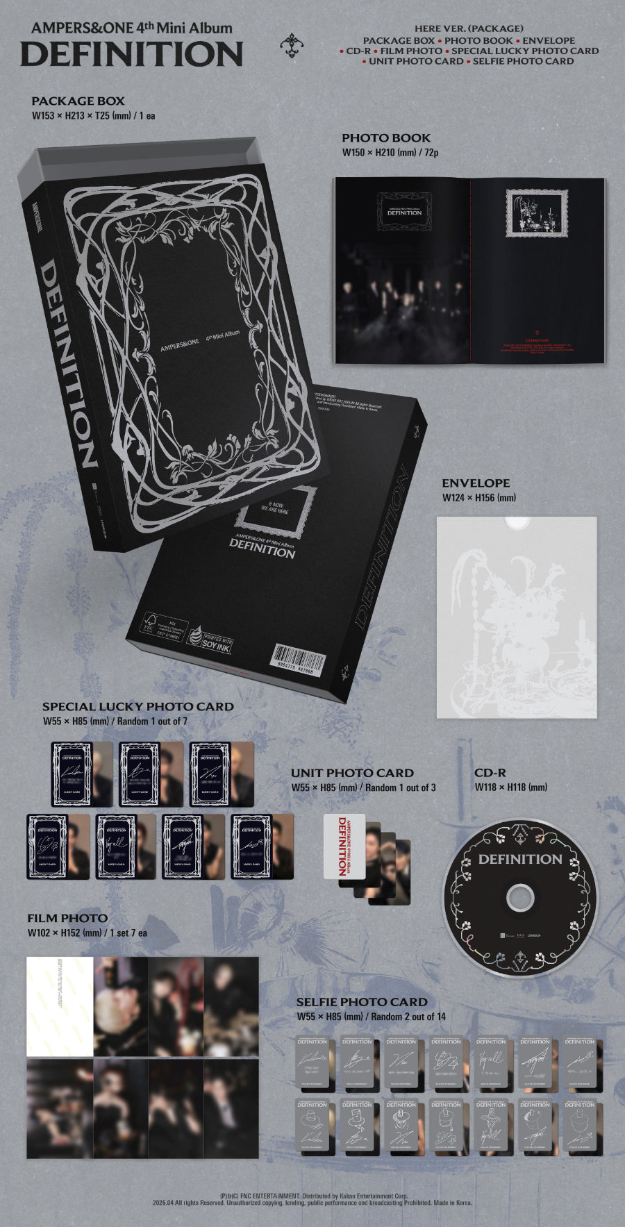 AMPERS&ONE - Definition (4th Mini Album) [Here Ver.]
