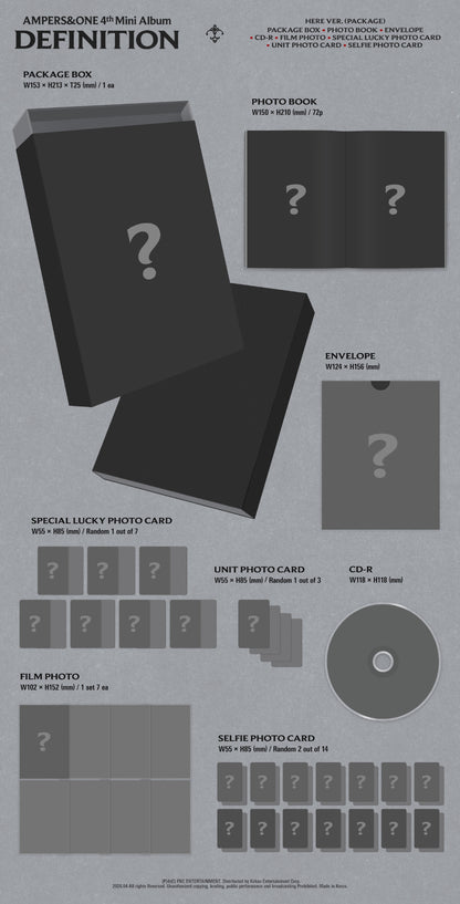 AMPERS&ONE - Definition (4th Mini Album) [Here Ver.]