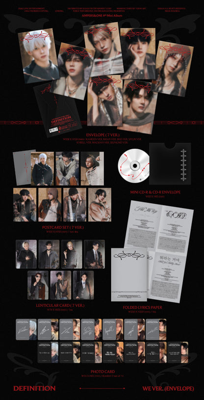 AMPERS&ONE - Definition (4th Mini Album) [We Ver.]