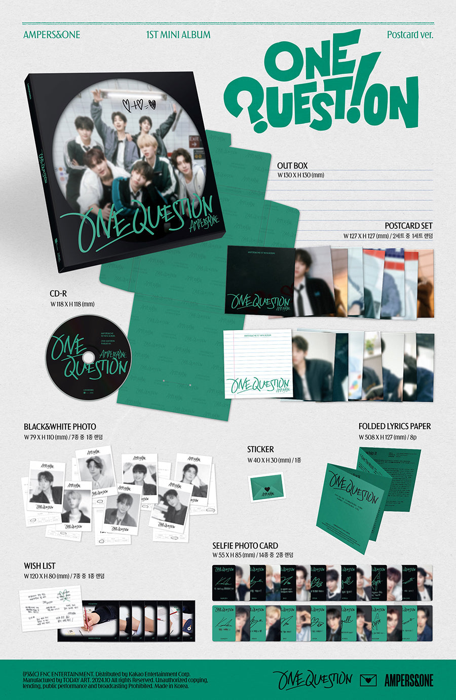 AMPERS&ONE - One Question [Postcard Ver.]