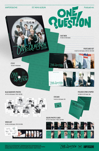 AMPERS&ONE - One Question [Postcard Ver.]