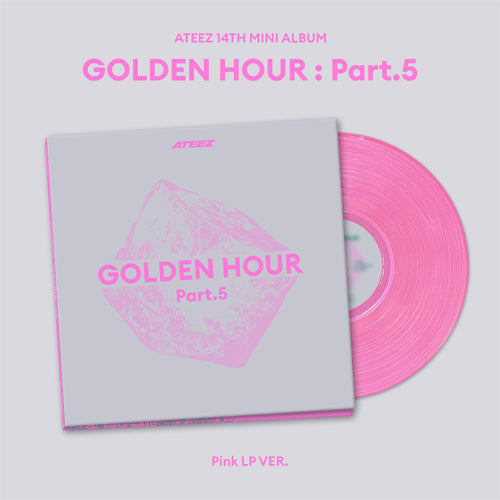 *PRE-ORDER* ATEEZ - Golden Hour Pt. 5 (Pink LP/Vinyl Ver.)