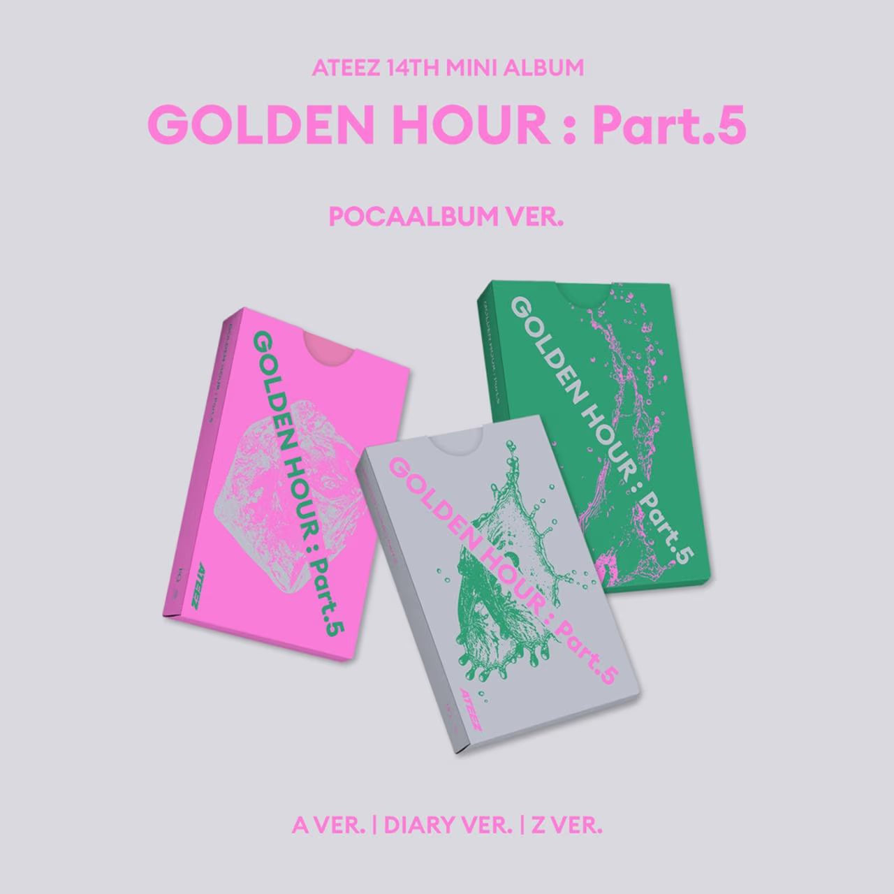 *PRE-ORDER* ATEEZ - Golden Hour Pt. 5 (Poca Ver.) + POB