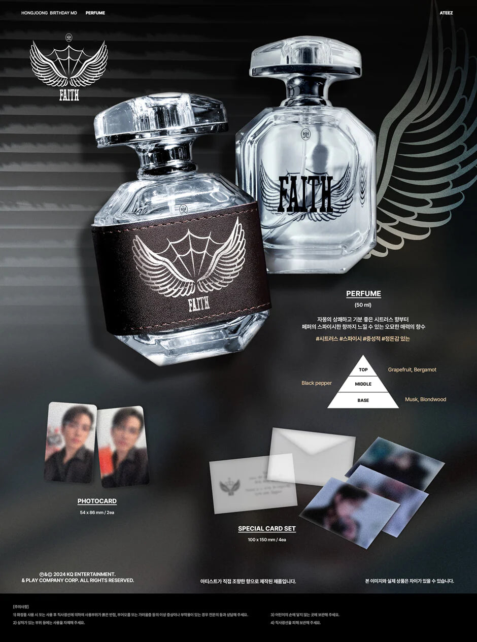 *PRE-ORDER* ATEEZ HONGJOONG - Faith 2024 Birthday MD Perfume