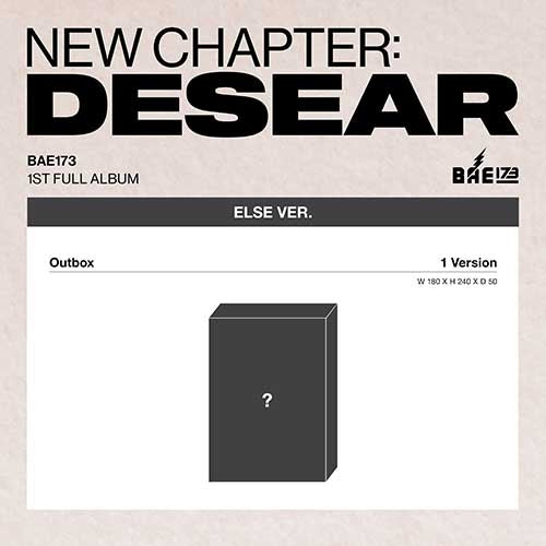 *PRE-ORDER* BAE173 - NEW CHAPTER : DESEAR [ELSE Ver.]