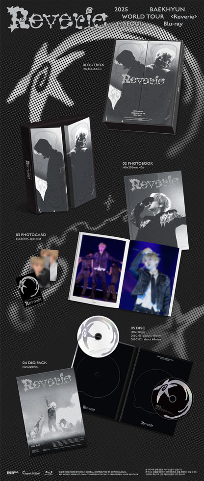 *PRE-ORDER* EXO BAEKHYUN - 2025 World Tour <Reverie> In Seoul [Blu-Ray Ver.] + POB
