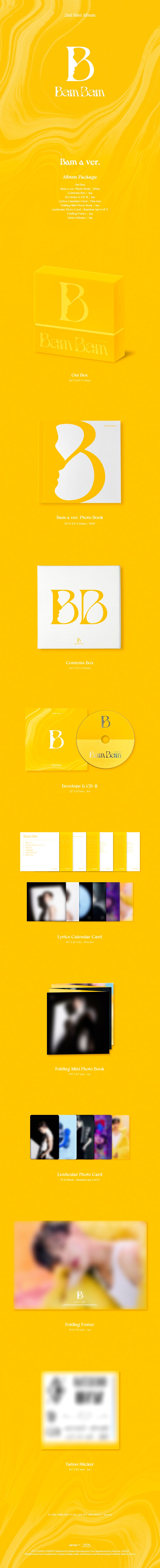 GOT7 BAMBAM - B (2nd Mini Album)