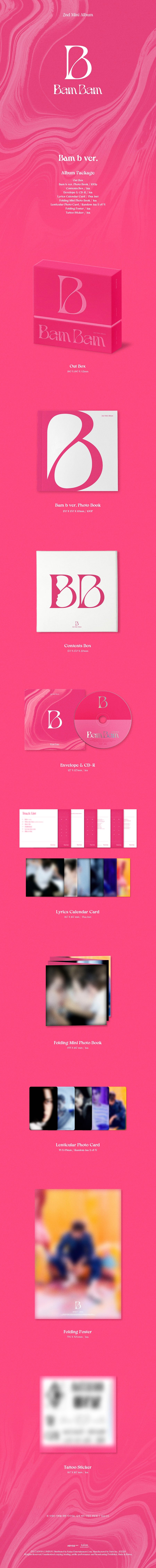 GOT7 BAMBAM - B (2nd Mini Album)