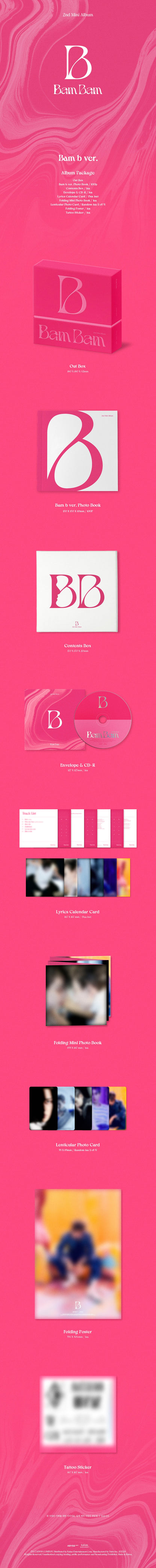 GOT7 BAMBAM - B (2nd Mini Album)