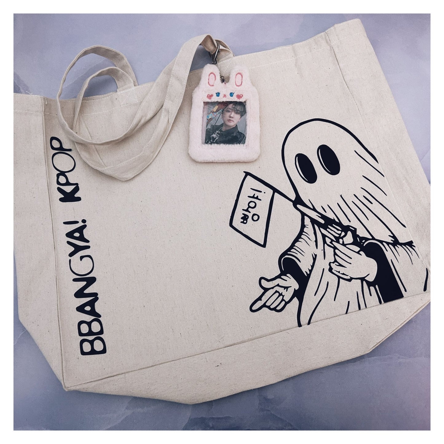 BBANGYA! 'Ghost Logo' Standard Tote Bag