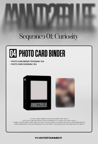 *PRE-ORDER* AND2BLE - [SEQUENCE 01: CURIOSITY POP UP OFFICIAL MD] Photocard Binder