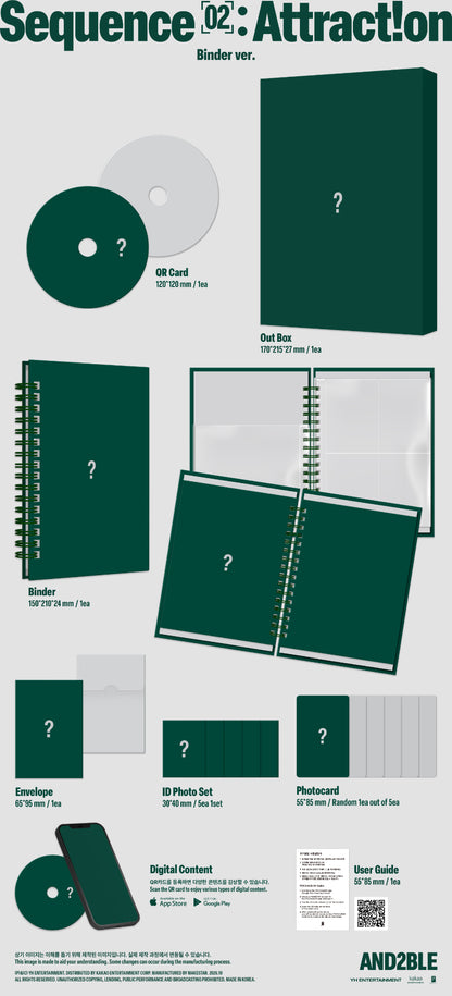 *PRE-ORDER* AND2BLE- Sequence 02: Attraction [Binder Ver.]