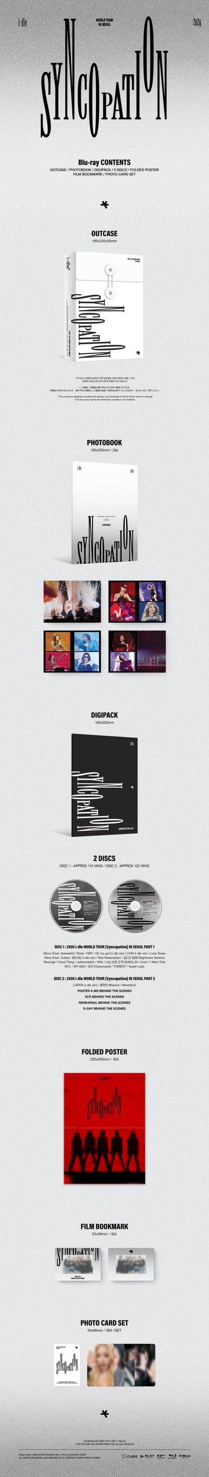 *PRE-ORDER* I-DLE - [2026 World Tour] Syncopation in Seoul [Blu-Ray Ver.]