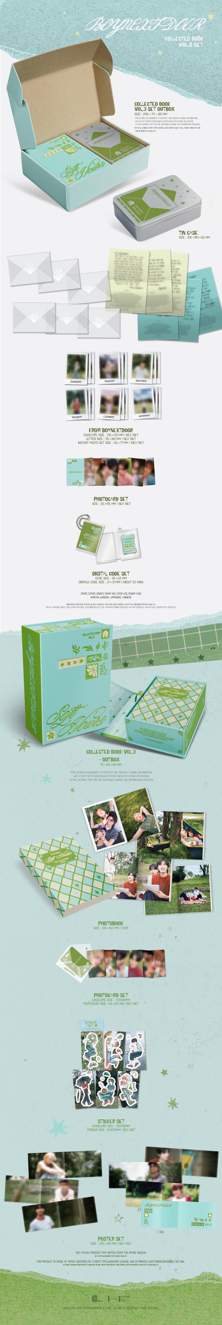 BOYNEXTDOOR - Collected Book Vol. 3 Set