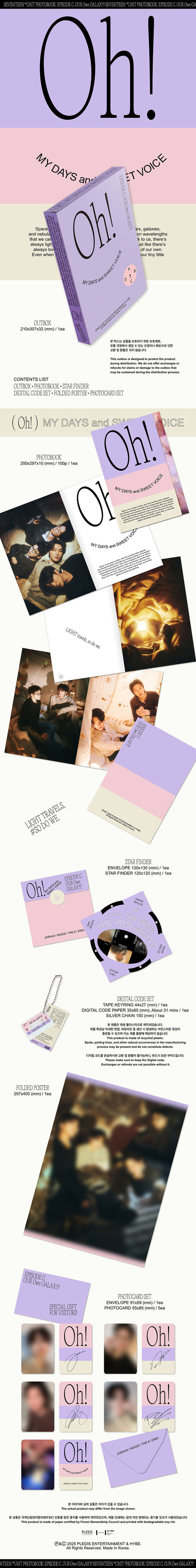 SEVENTEEN - Unit Photobook 'Episode C' Photobook & Digital Code