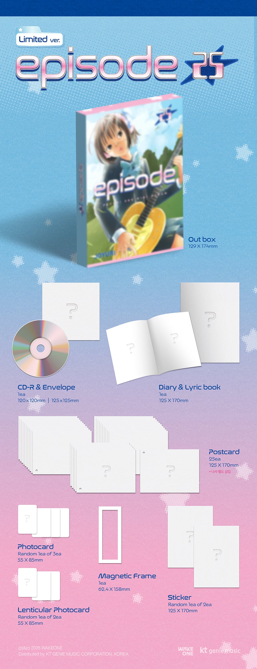 JO YURI - Episode 25 Episode: Moment (3rd Mini Album) [Limited Edition Ver.]