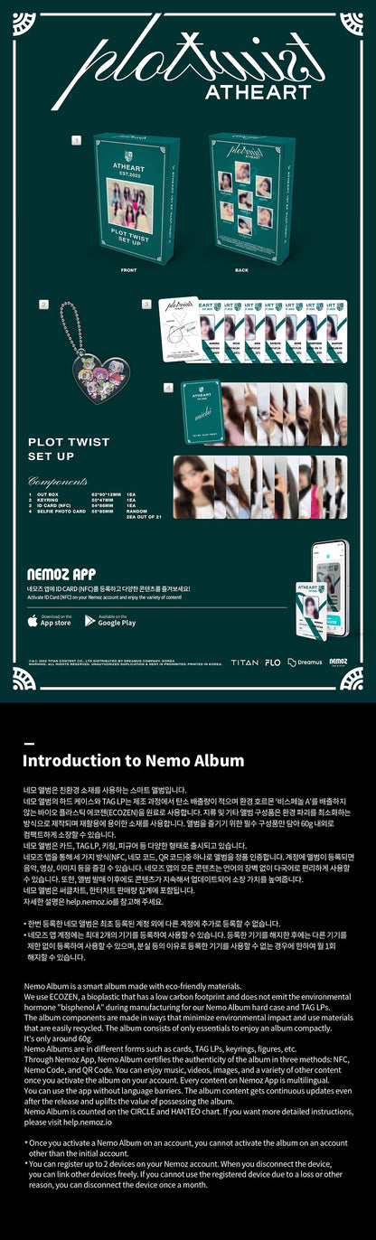 *PRE-ORDER* ATHEART - Plot Twist (1st Mini Album) [Set Up Ver.]