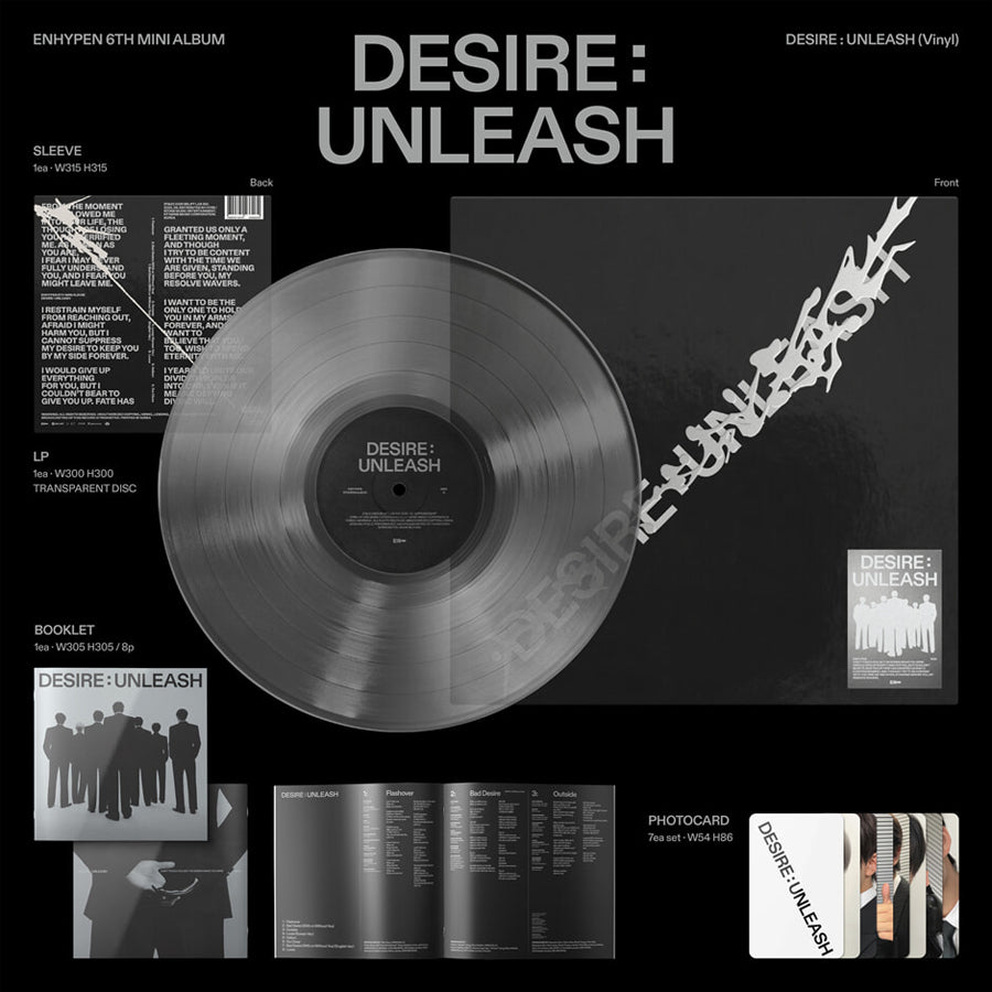 *PRE-ORDER* ENHYPEN - DESIRE: UNLEASH (6th Mini Album) [LP/Vinyl]
