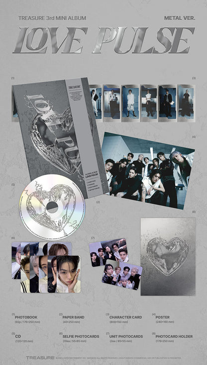 TREASURE - LOVE PULSE (3rd Mini Album)