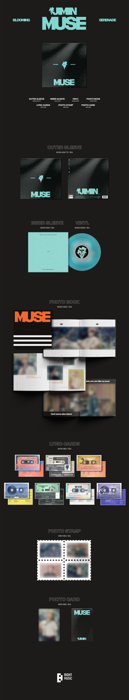 *PRE-ORDER* JIMIN - MUSE (2nd Mini Album) [LP/Vinyl]