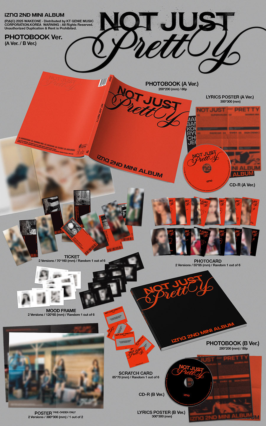 *PRE-ORDER* IZNA - Not Just Pretty (2nd Mini Album) [Photobook Ver.]