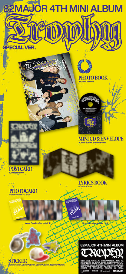 *PRE-ORDER* 82MAJOR - Trophy [Special Ver.] (4th Mini Album)