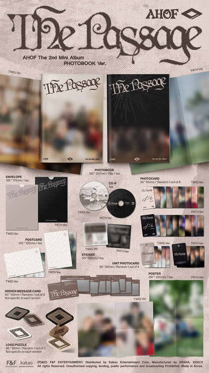 AHOF - The Passage (2nd Mini Album) [Photobook Ver.]