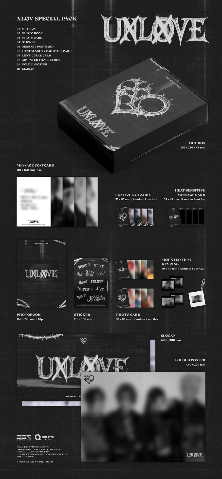 *PRE-ORDER* XLOV - UXLXVE (1st Mini Album) [Special Pack Ver.]