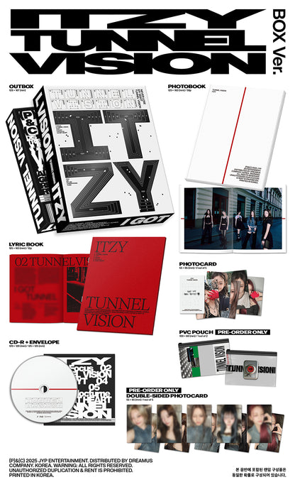 ITZY - TUNNEL VISION (11th Mini Album) [Box Ver.]