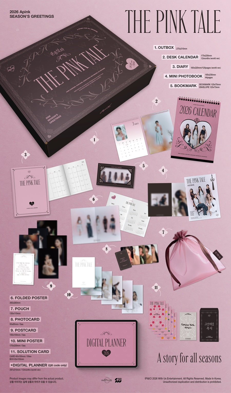 *PRE-ORDER* APINK - 'The Pink Tale' 2026 Season's Greetings