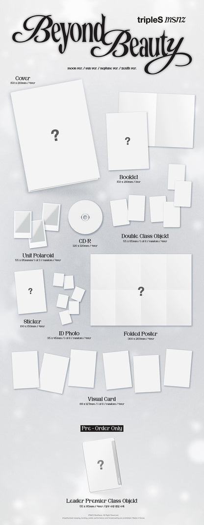 *PRE-ORDER* tripleS msnz -<Beyond Beauty> (1st Mini Album)