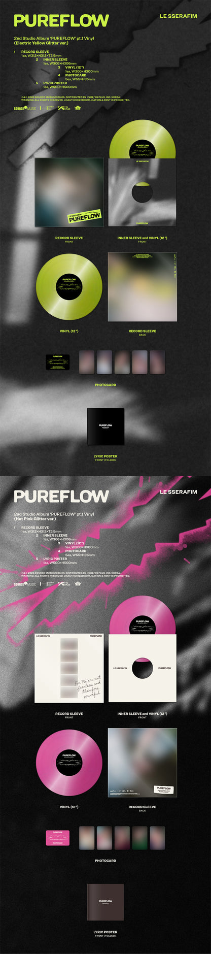 *PRE-ORDER* LE SSERAFIM - Pureflow [LP/Vinyl Ver.]