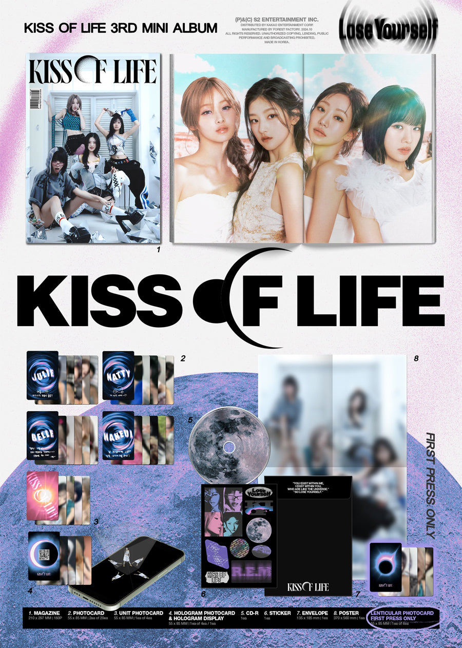 KISS OF LIFE - Lose Yourself (3rd Mini Album) [Magazine Ver.]