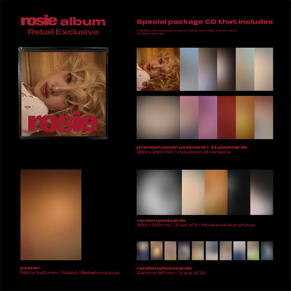 BLACKPINK ROSÉ - rosie (1st Studio Album) [Retail Exclusive Ver.]