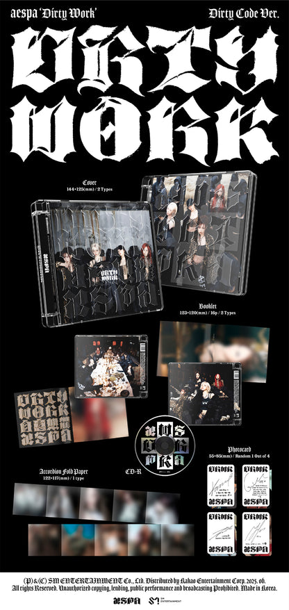 AESPA - Dirty Work (Single Album) [Dirty Code Ver.]