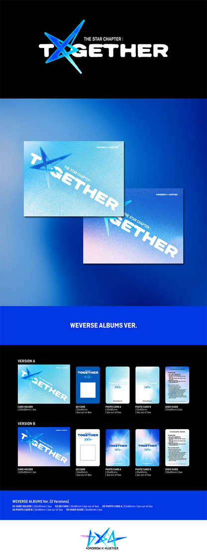 TOMORROW X TOGETHER (TXT) - The Star Chapter: Together (4th Studio Album) [Weverse Albums Ver.]