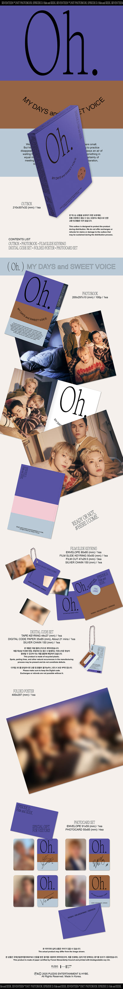 SEVENTEEN - Unit Photobook 'Episode D' Photobook & Digital Code