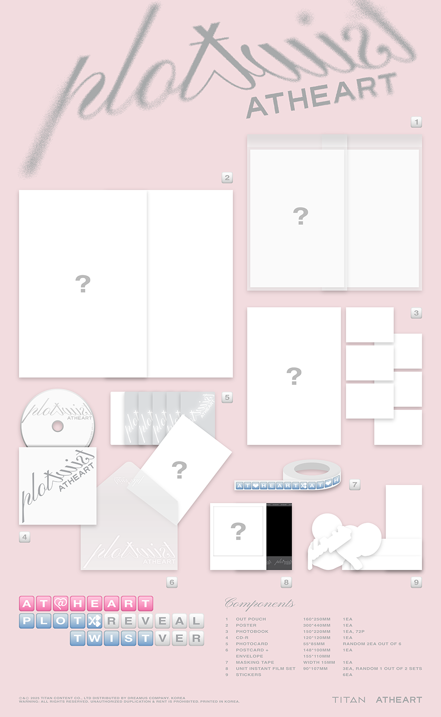 *PRE-ORDER* ATHEART - Plot Twist (1st Mini Album) [Reveal Ver.]