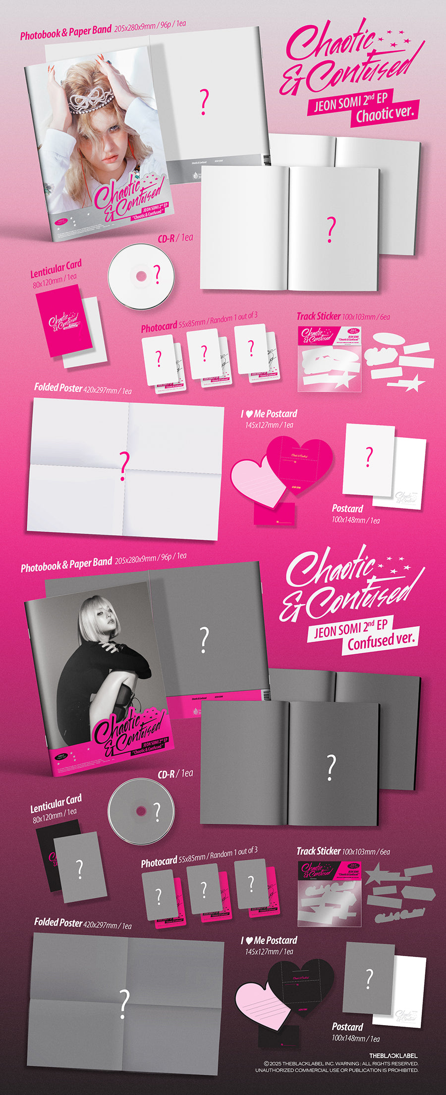 *PRE-ORDER* JEON SOMI - Chaotic & Confused (2nd Mini Album)