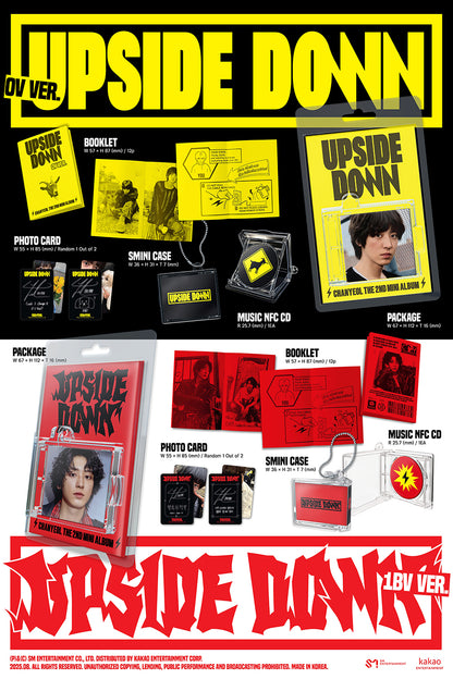 *PRE-ORDER* EXO CHANYEOL - Upside Down (2nd Mini Album) [SMini Ver.]