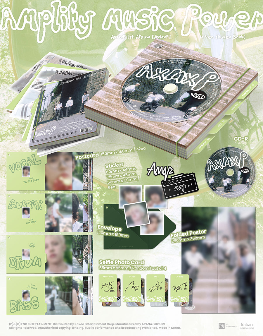 *PRE-ORDER* AxMxP - AxMxP Amplify Music Power (1st Album) [M Ver.]