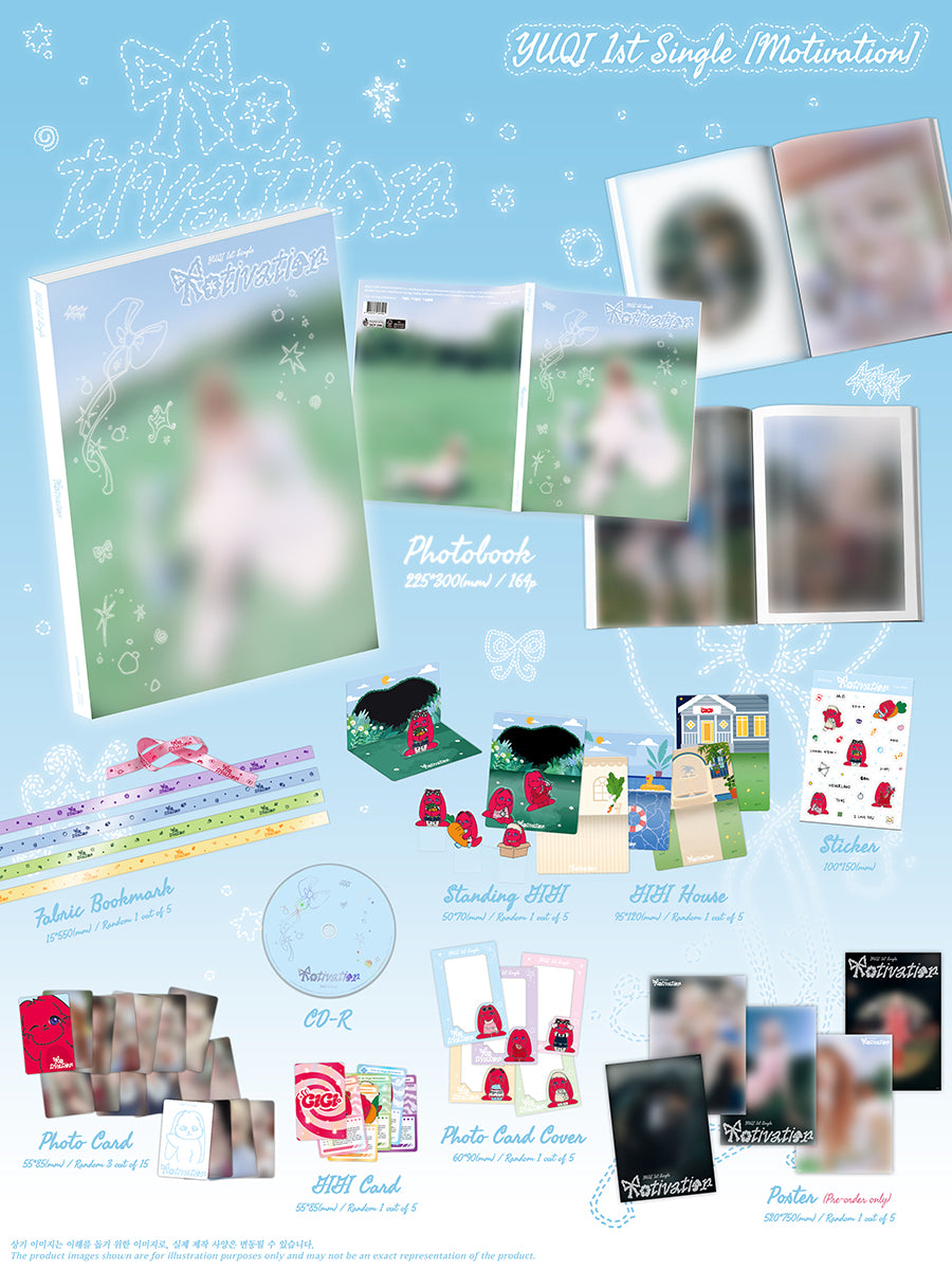 *PRE-ORDER* I-DLE YUQI - Motivation (1st Single Album)