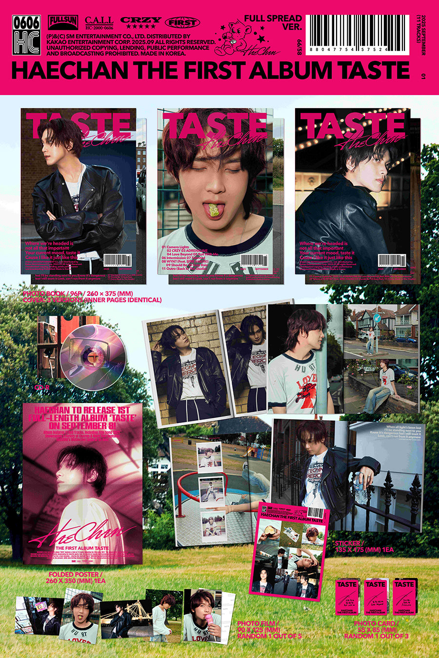 NCT HAECHAN - TASTE (1st Studio Album) [Full Spread Ver.]