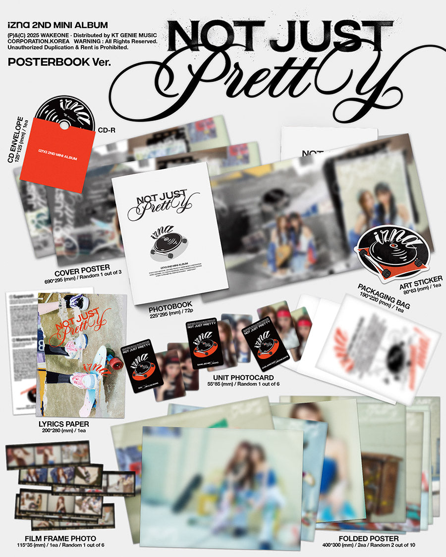 *PRE-ORDER* IZNA - Not Just Pretty (2nd Mini Album) [Posterbook Ver.]