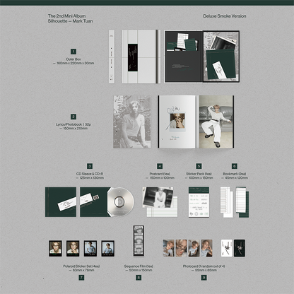 *PRE-ORDER* GOT7 MARK TUAN - Silhouette (2nd Mini Album) [Deluxe Smoke Ver.]