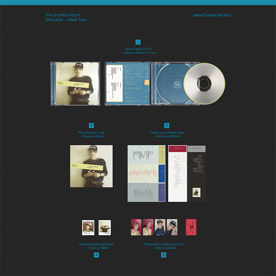 *PRE-ORDER* GOT7 MARK TUAN - Silhouette (2nd Mini Album) [Jewel Sunset Ver.]