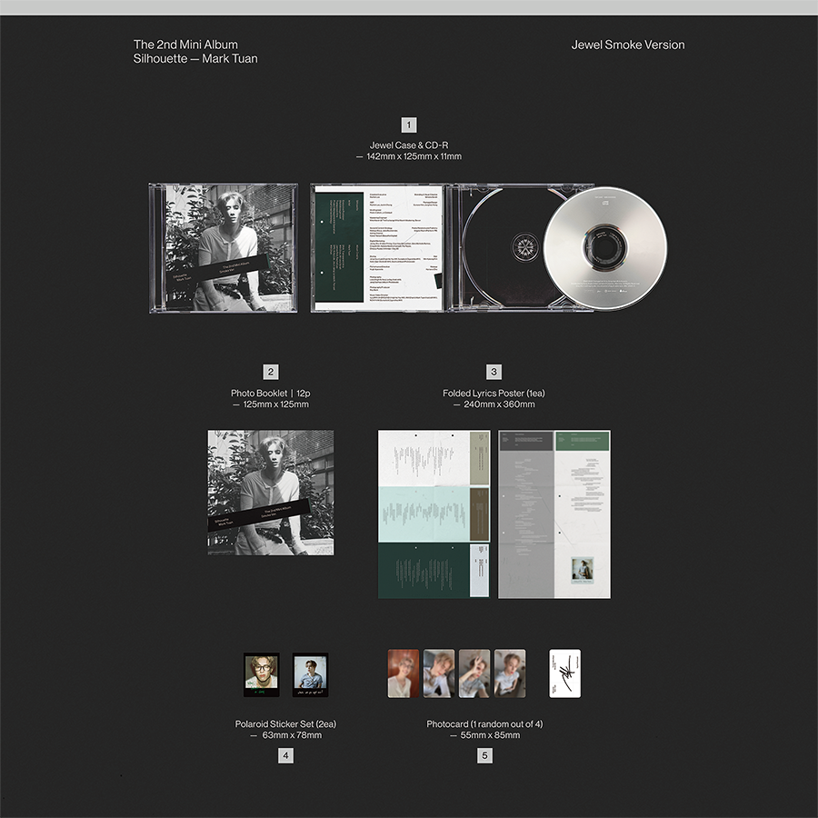 *PRE-ORDER* GOT7 MARK TUAN - Silhouette (2nd Mini Album) [Jewel Smoke Ver.]