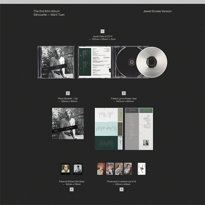 *PRE-ORDER* GOT7 MARK TUAN - Silhouette (2nd Mini Album) [Jewel Smoke Ver.]