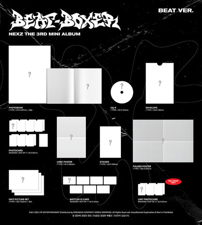 *PRE-ORDER* NEXZ - Beat-Boxer (3rd Mini Album) + POB
