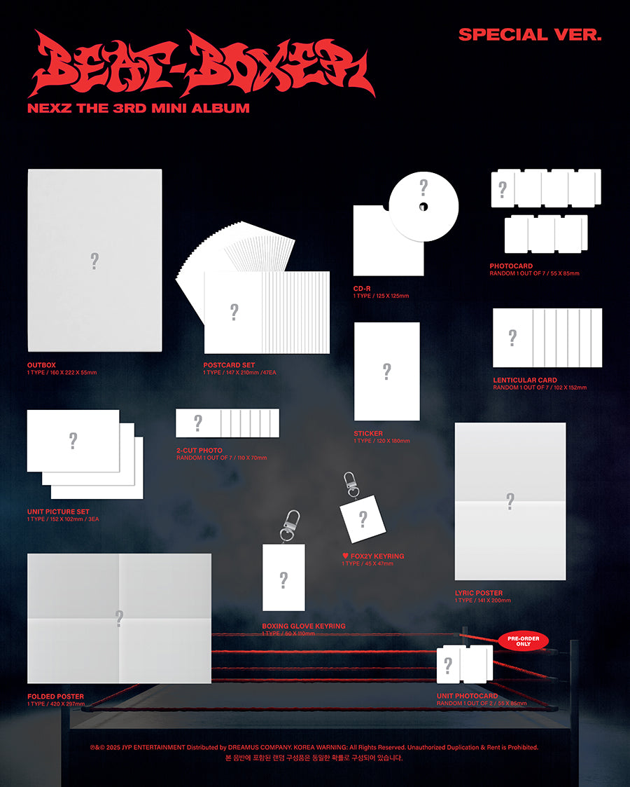 *PRE-ORDER* NEXZ - Beat-Boxer (3rd Mini Album) [Special Ver.] + POB